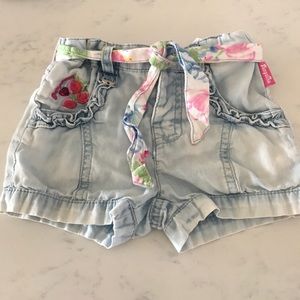 European size 80 girls shorts